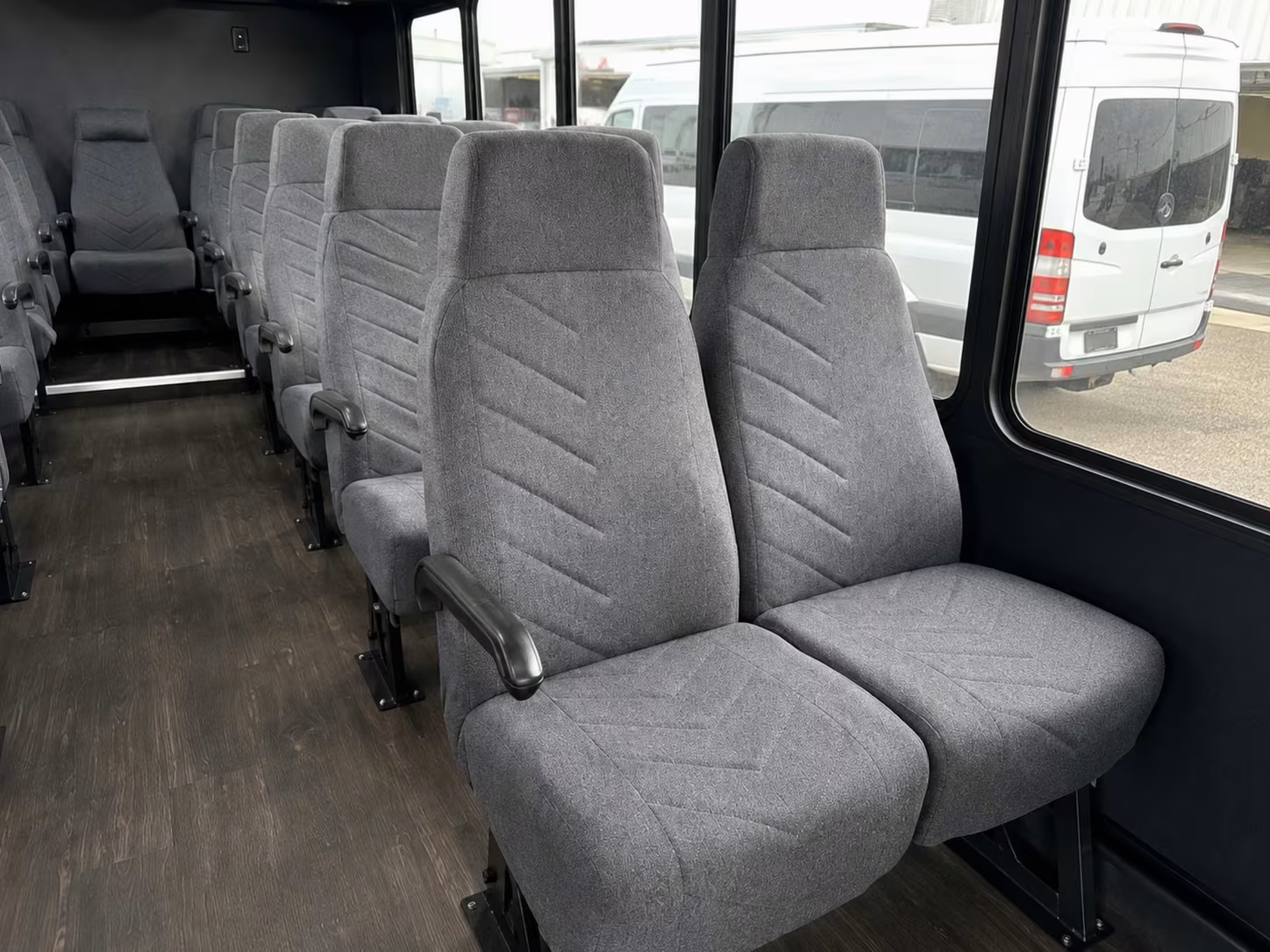 18 passenger minibus inside