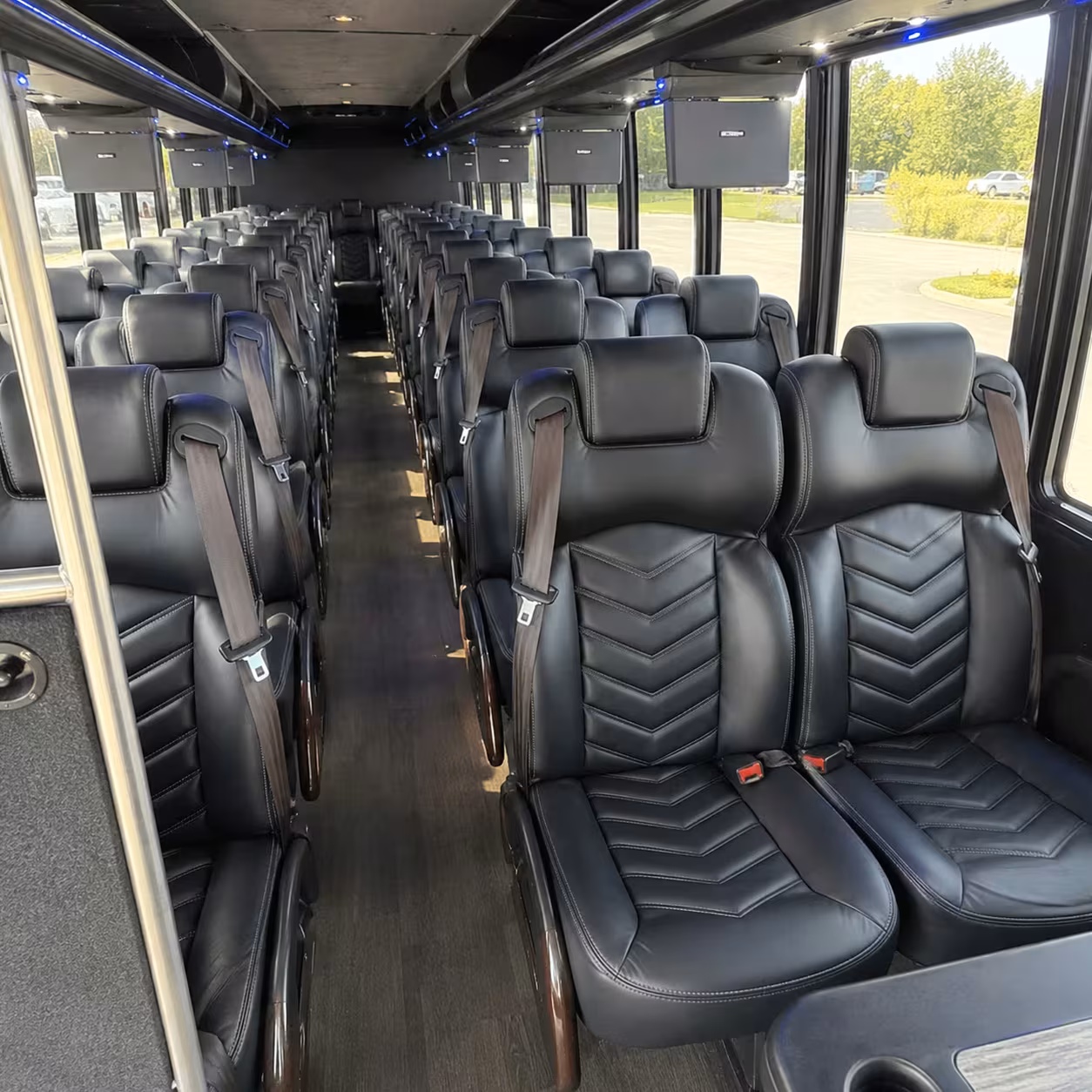 25 passenger minibus interior