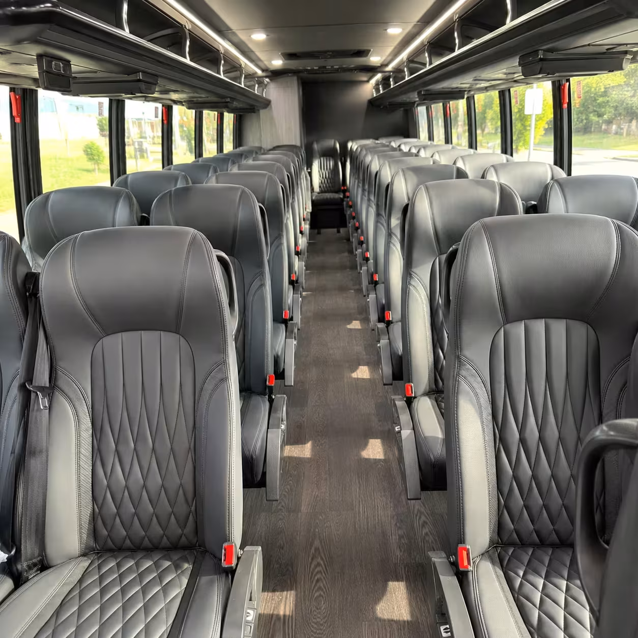 35 passenger minibus inside