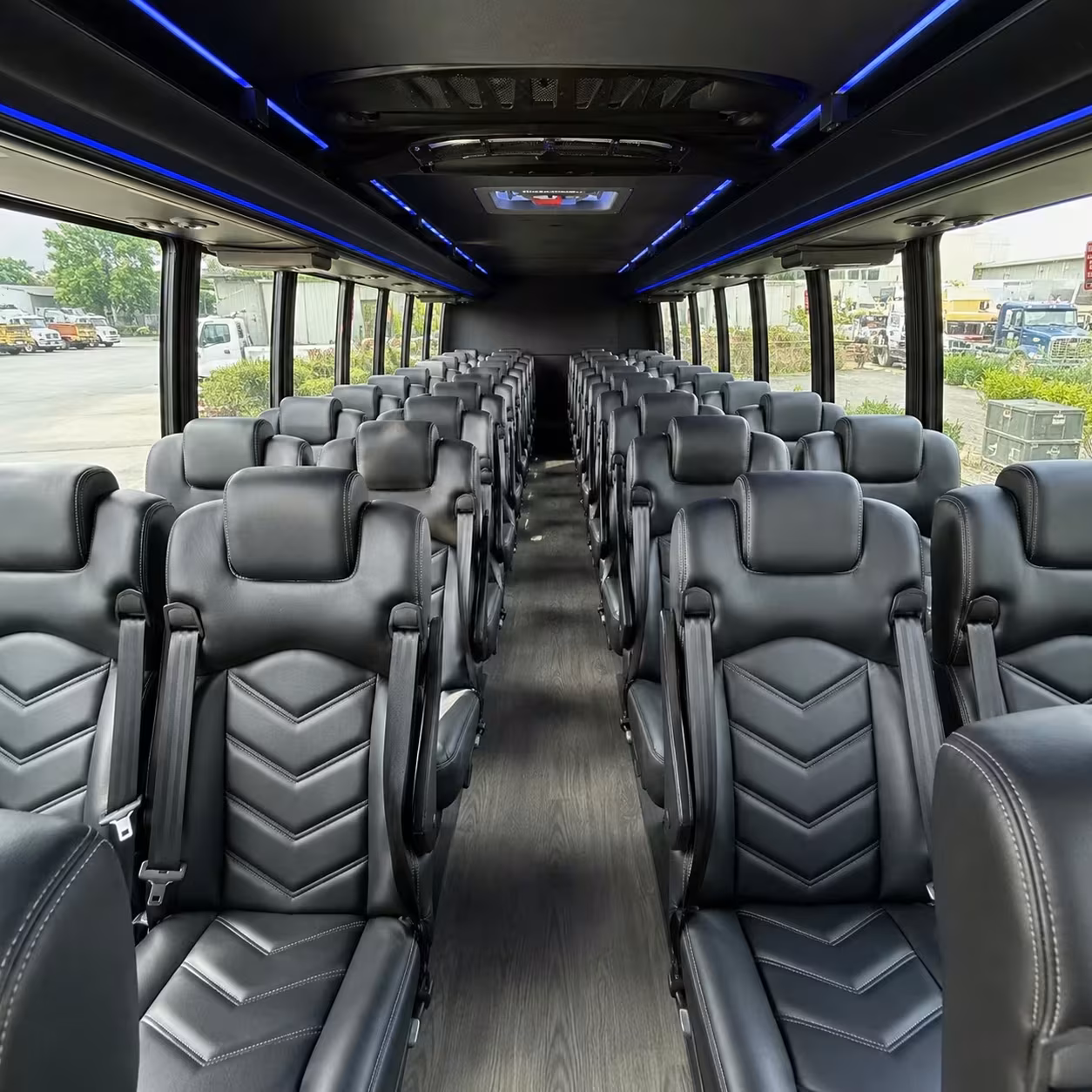 35 passenger minibus interior