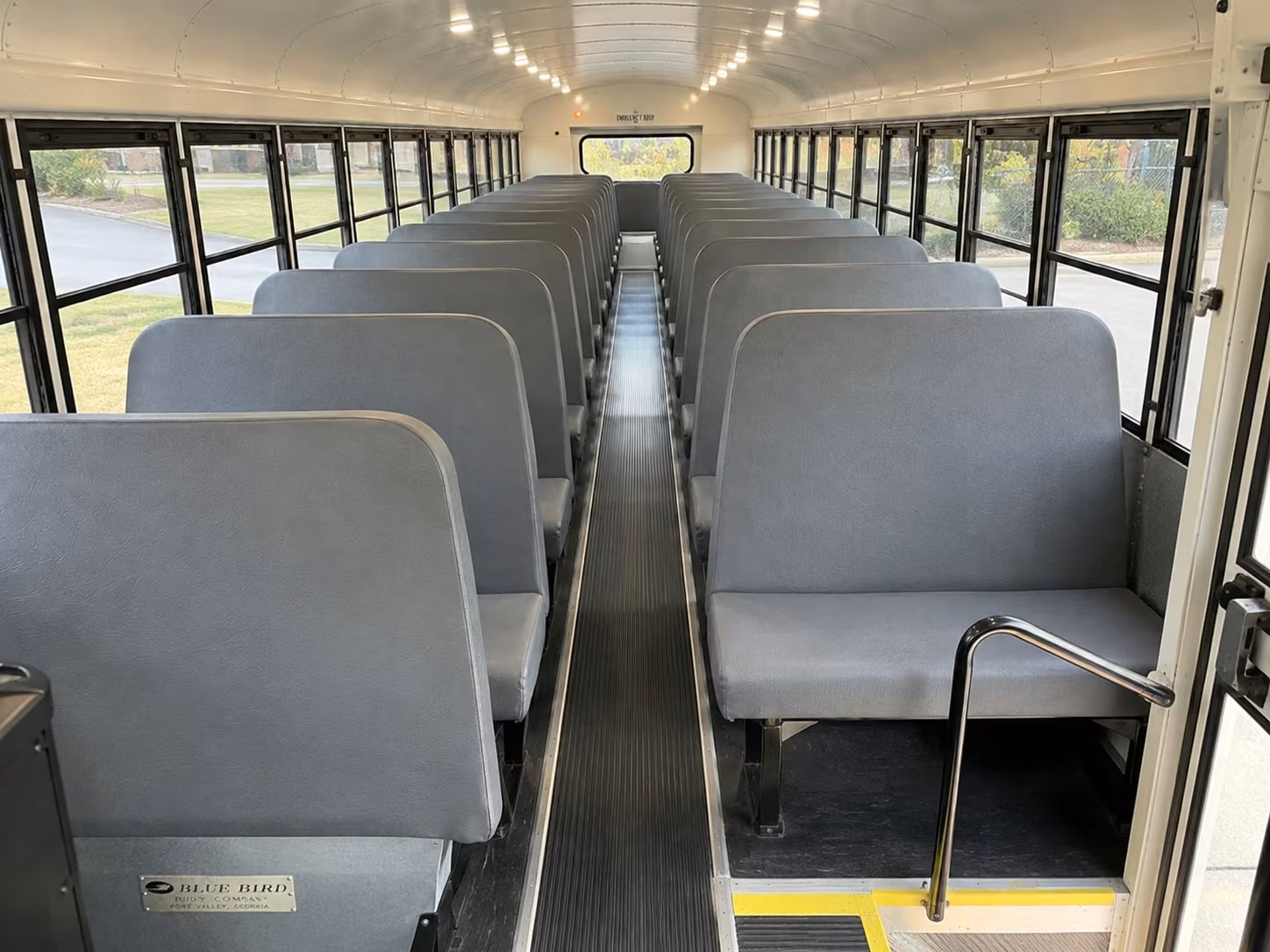 school bus interior