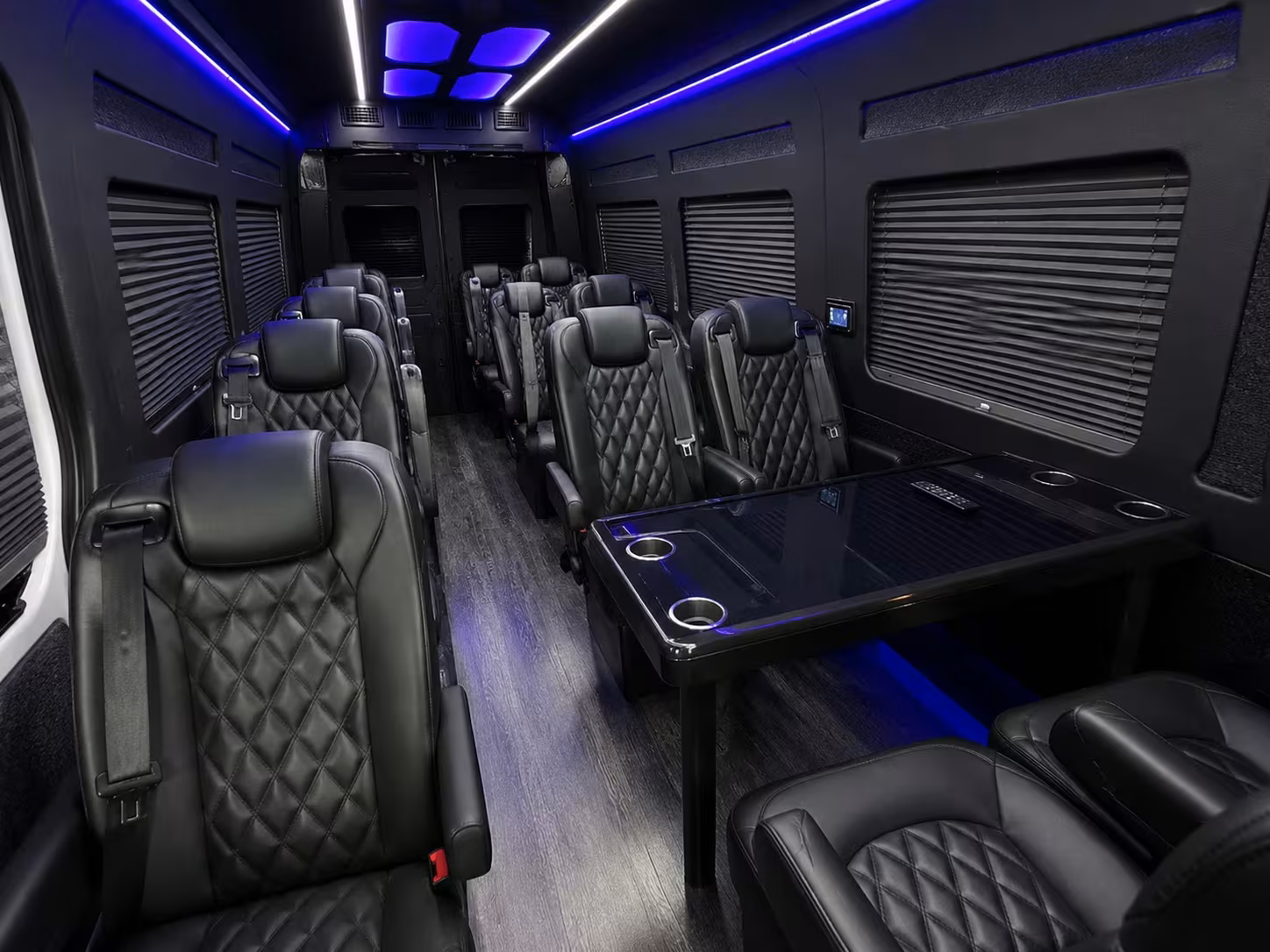 sprinter van with driver interior